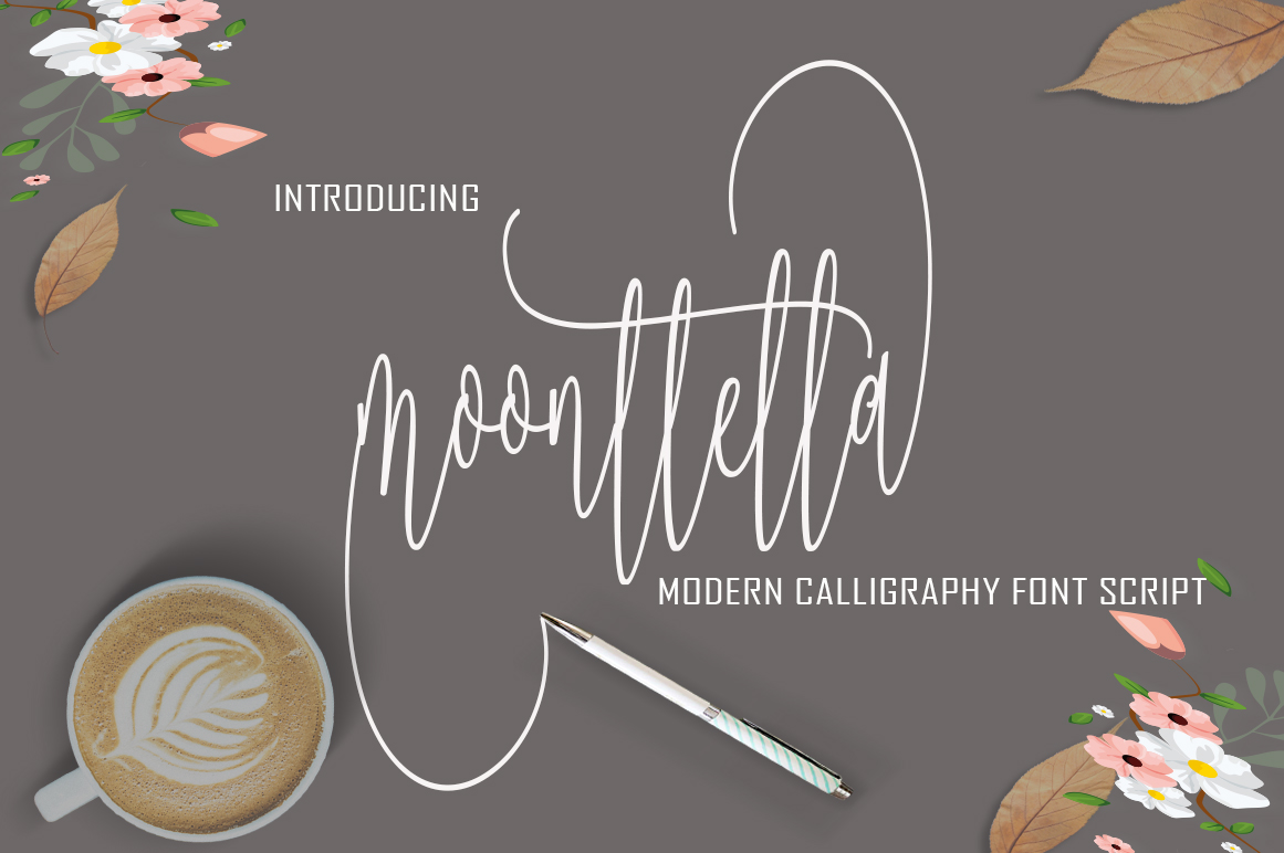 Moonttella Font Poster 1