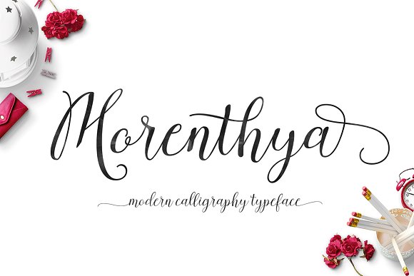Morenthya Font Poster 1
