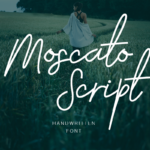 Moscato Font Poster 1