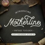 Motherline Font Poster 1