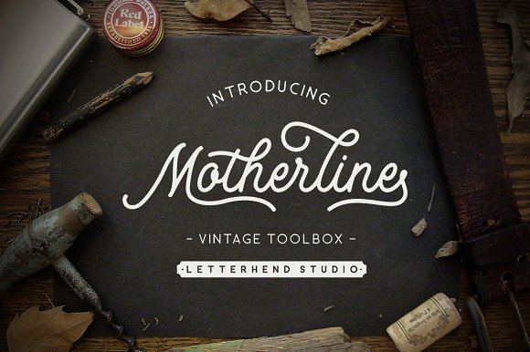 Motherline Font Poster 1