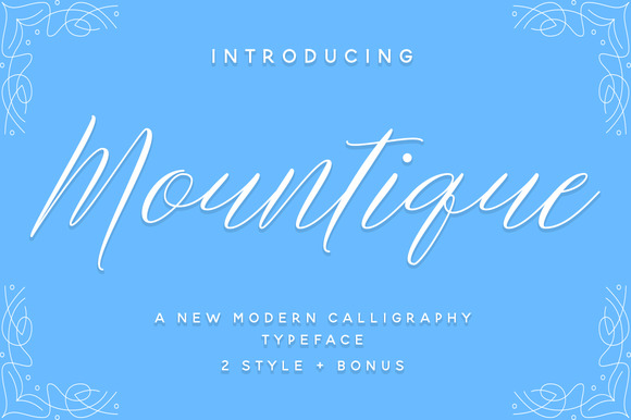 Mountique Font Poster 1