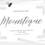 Mountique Font Poster 3