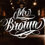 Mr Brown Font Poster 1