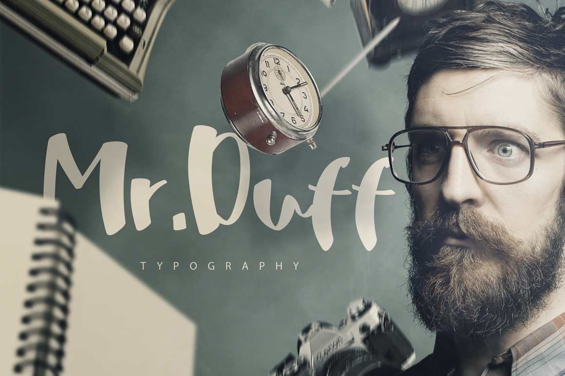 Mr. Duff Font Poster 1