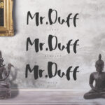 Mr. Duff Font Poster 3
