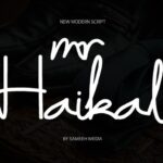 Mr Haikal Font Poster 1