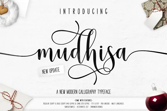 Mudhisa Font Mudhisa Font Poster 1