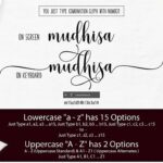 Mudhisa Font Poster 2