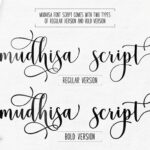 Mudhisa Font Poster 3