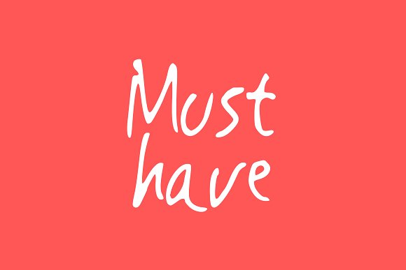 Must Have Font Poster 1