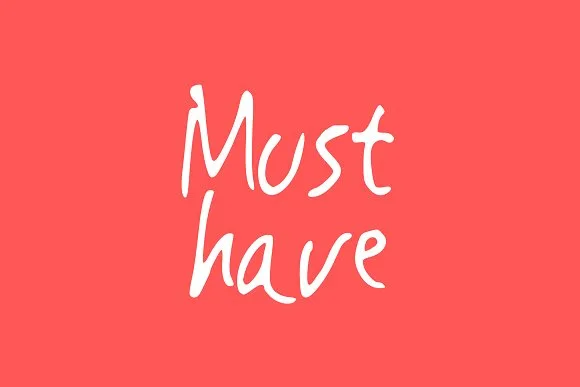 Must Have Font Must Have Font Poster 1