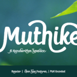 Muthike Font Poster 4