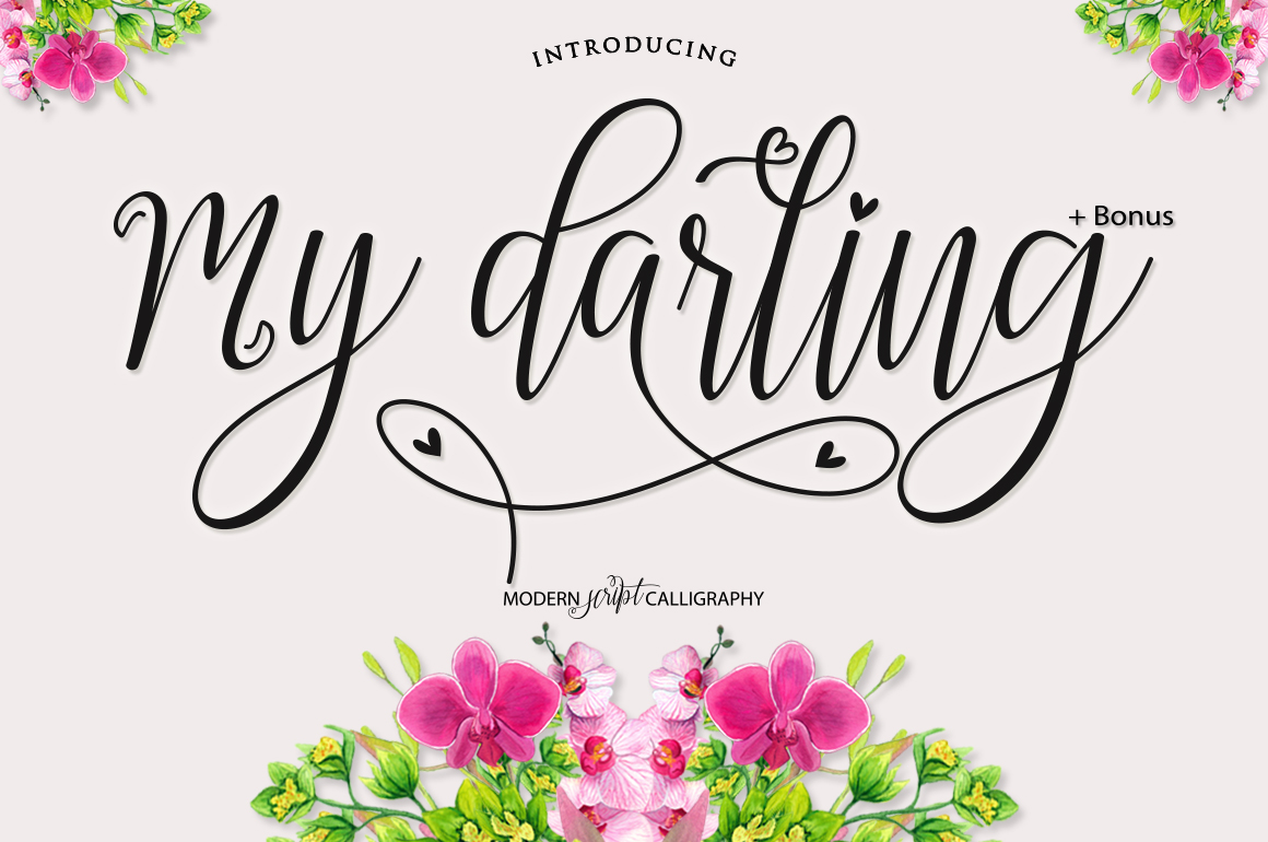 My Darling Font Poster 1