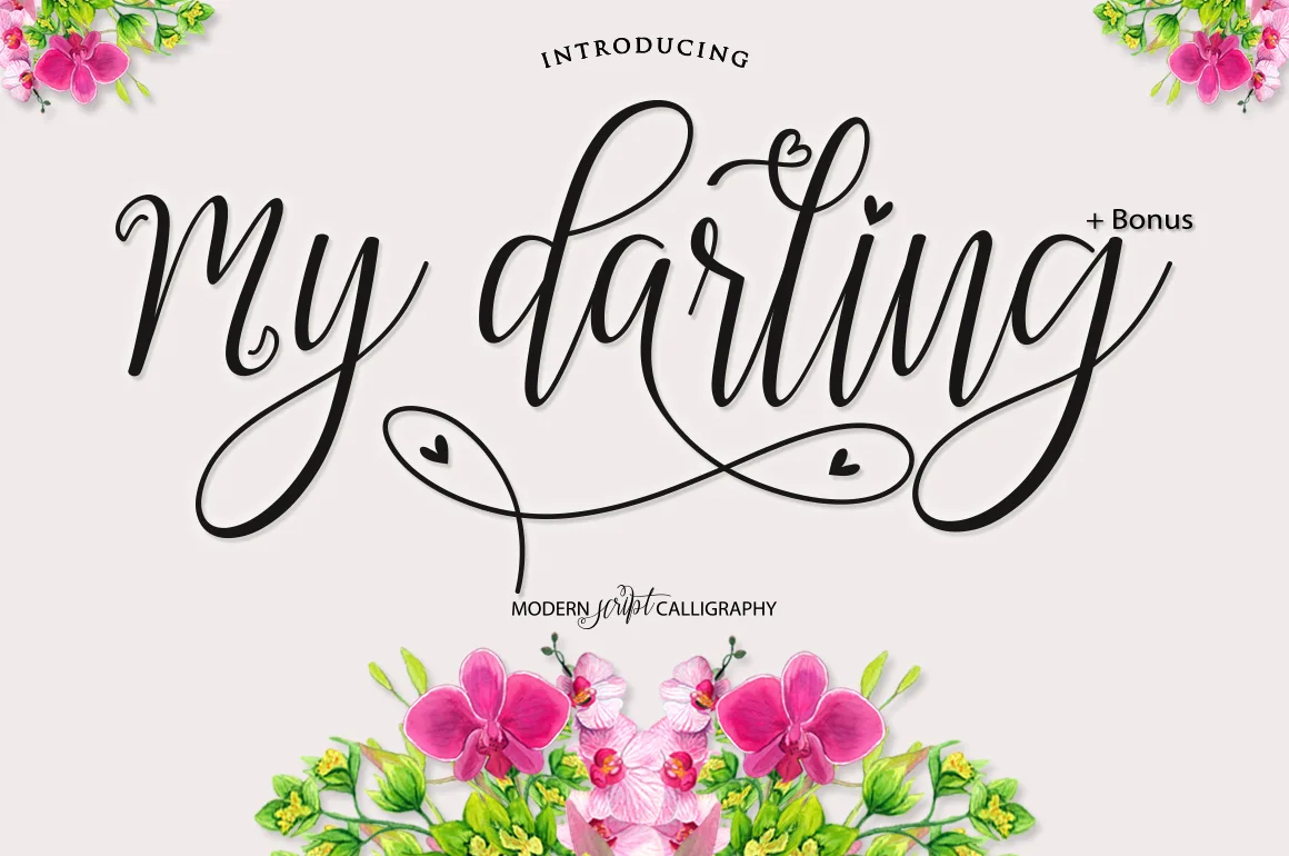 My Darling Font My Darling Font Poster 1