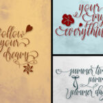 My Darling Font Poster 3