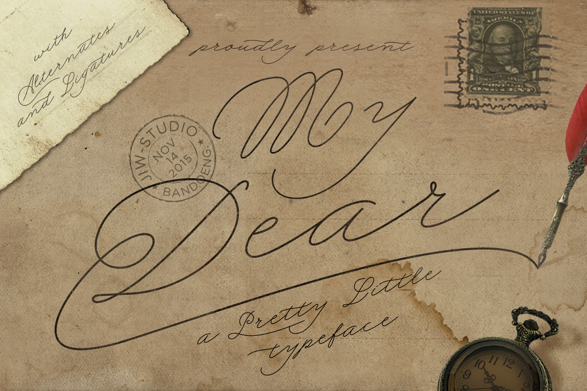 My Dear Font Poster 1