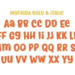 Myfrida Bold Font Poster 2