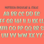 Myfrida Regular Font Poster 2