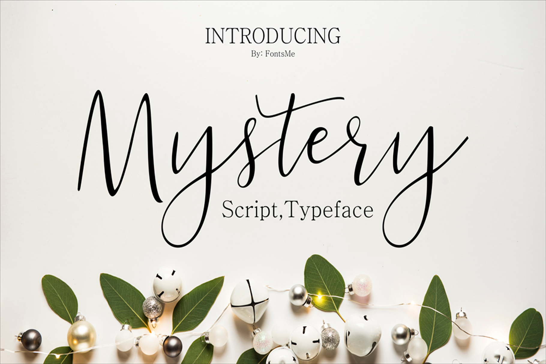 Mystery Font Poster 1