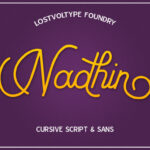 Nadhin Font Poster 1