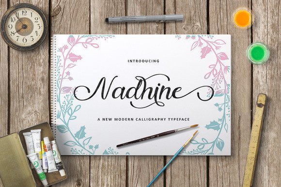 Nadhine Font Poster 1