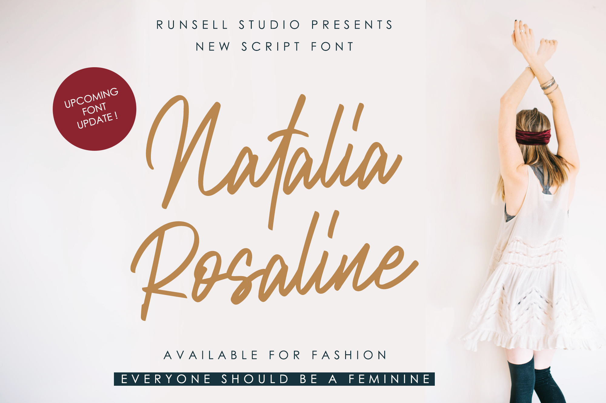 Natalia Roseline Font Poster 1