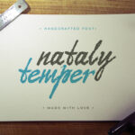 Nataly Temper Font Poster 1