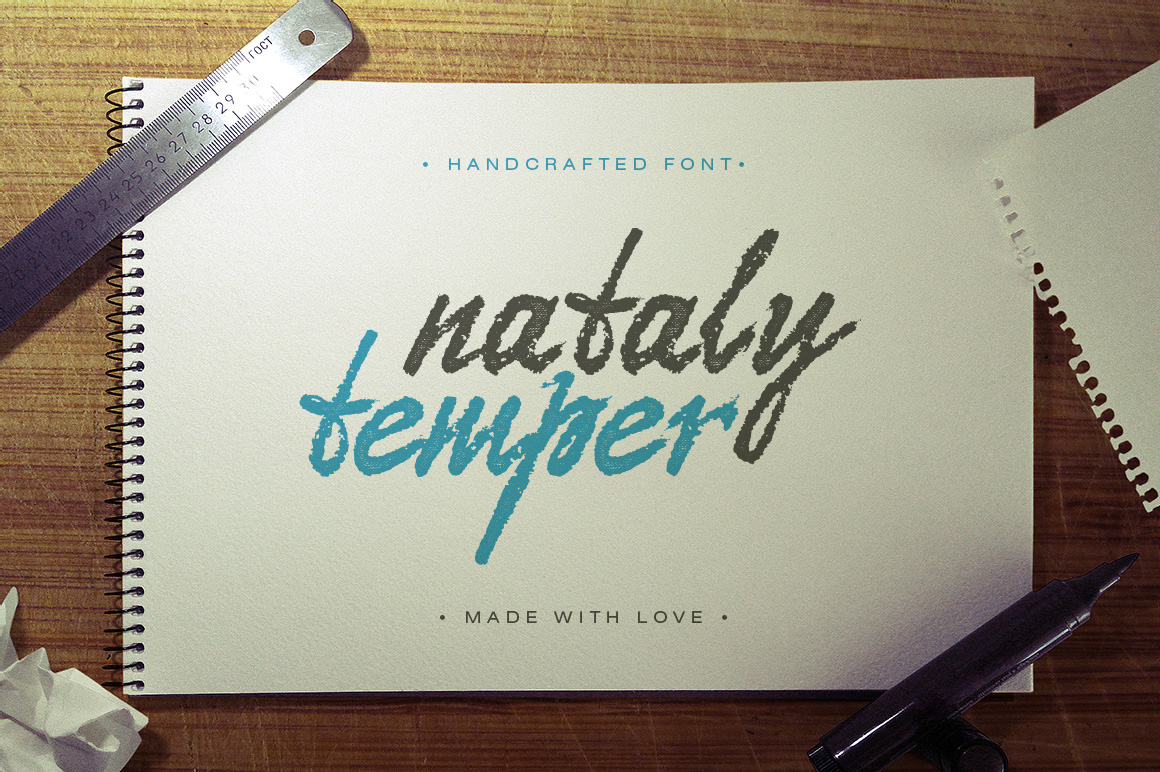 Nataly Temper Font Poster 1