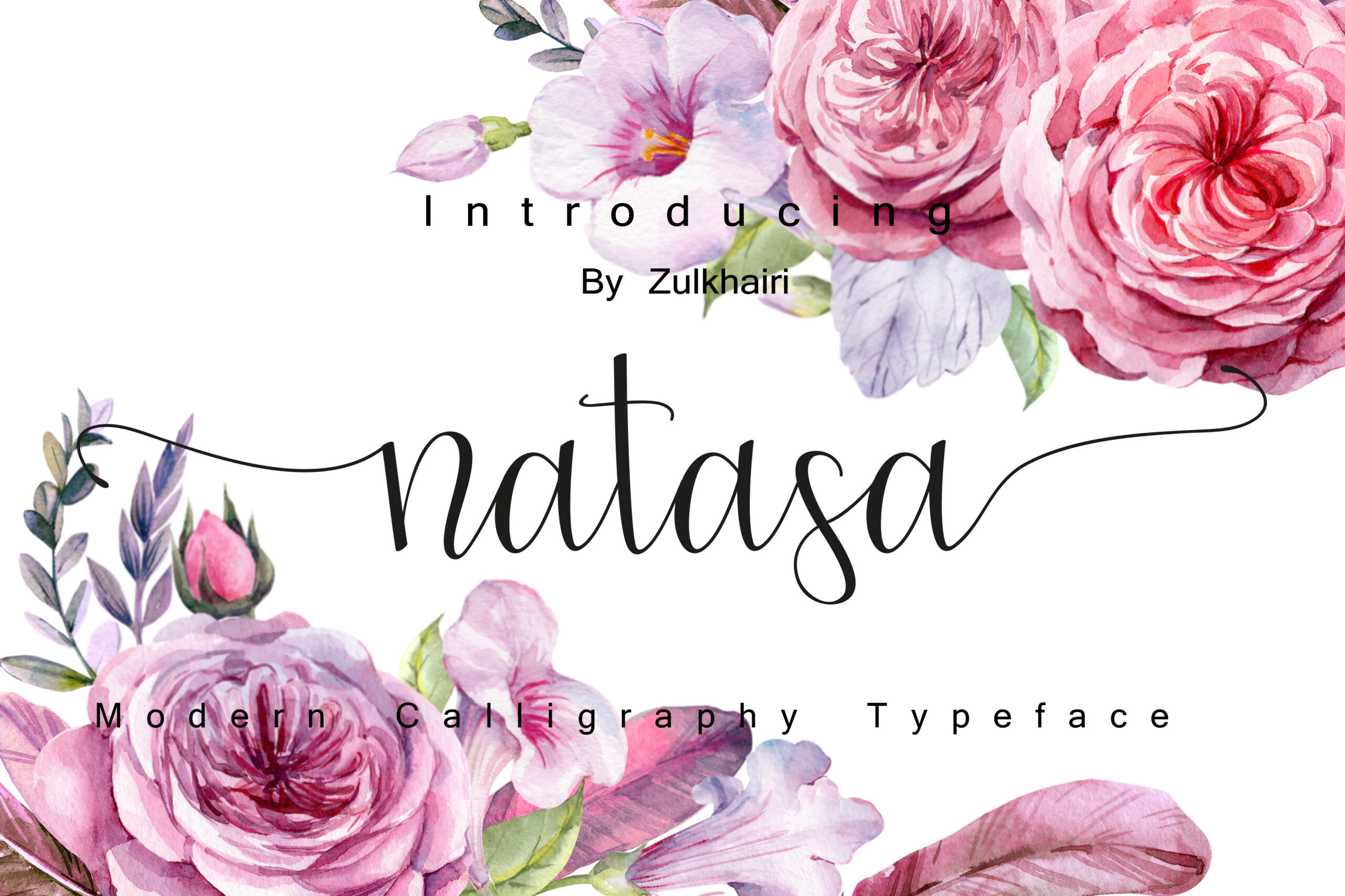 Natasa Font Poster 1