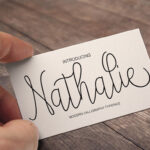 Nathalie Font Poster 1