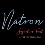 Natron Font Poster 1