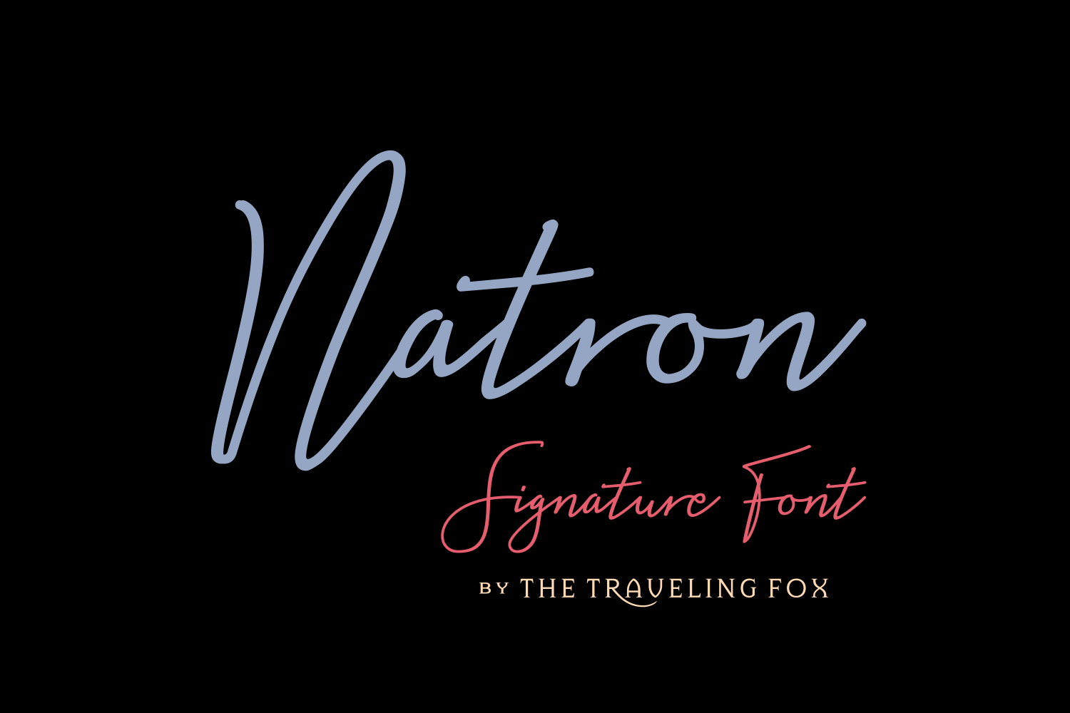 Natron Font Poster 1