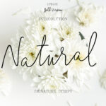 Natural Font Poster 1