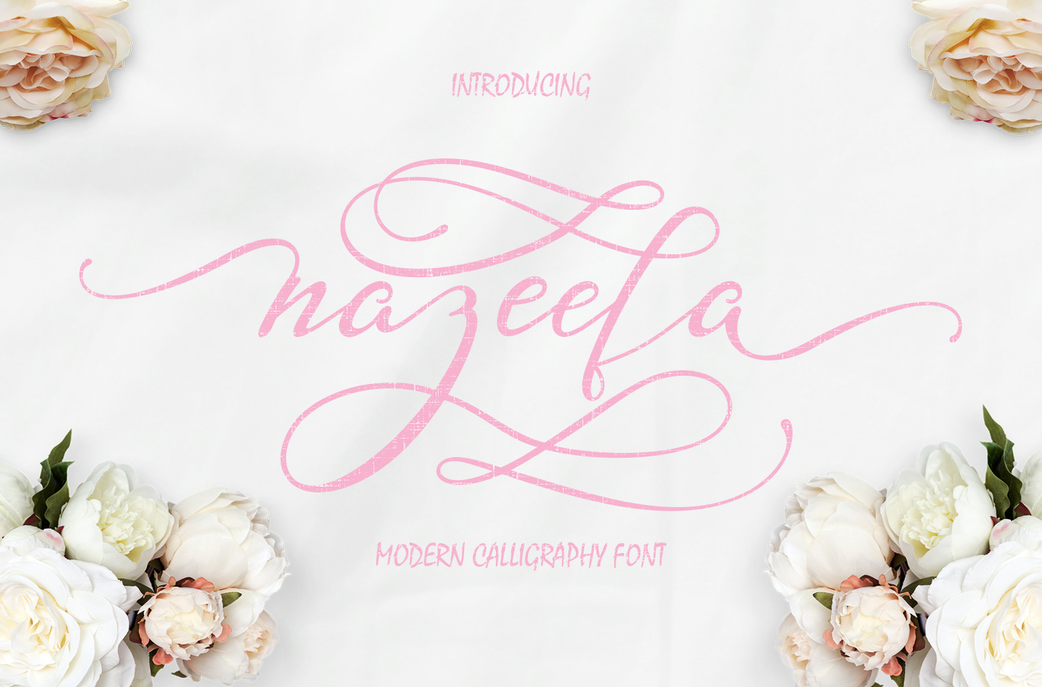 Nazeefa Script Font Poster 1