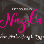 Nazla Font Poster 1