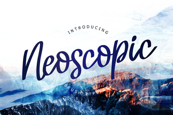 Neoscopic Font Poster 1