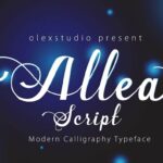 New Allea Font Poster 1