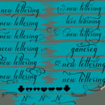 New Lettering Font Poster 6