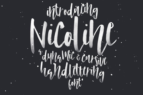 Nicoline Font Poster 1