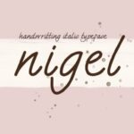 Nigel Font Poster 1