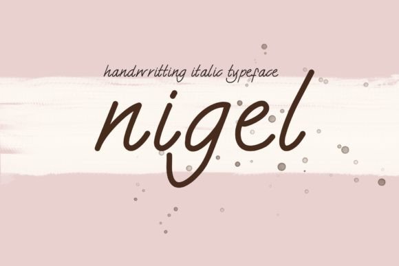 Nigel Font Poster 1