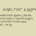 Nigel Font Poster 5