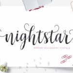 Nightstar Script Font Poster 1