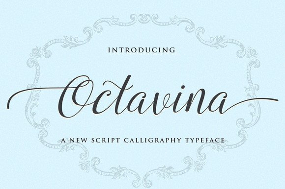 Octavina Font Poster 1