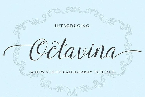 Octavina Font Octavina Font Poster 1