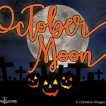 October Moon Font Poster 1