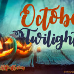 October Twilight Font Poster 1