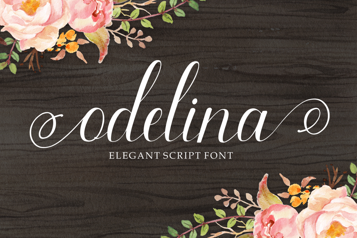 Odelina Font Poster 1