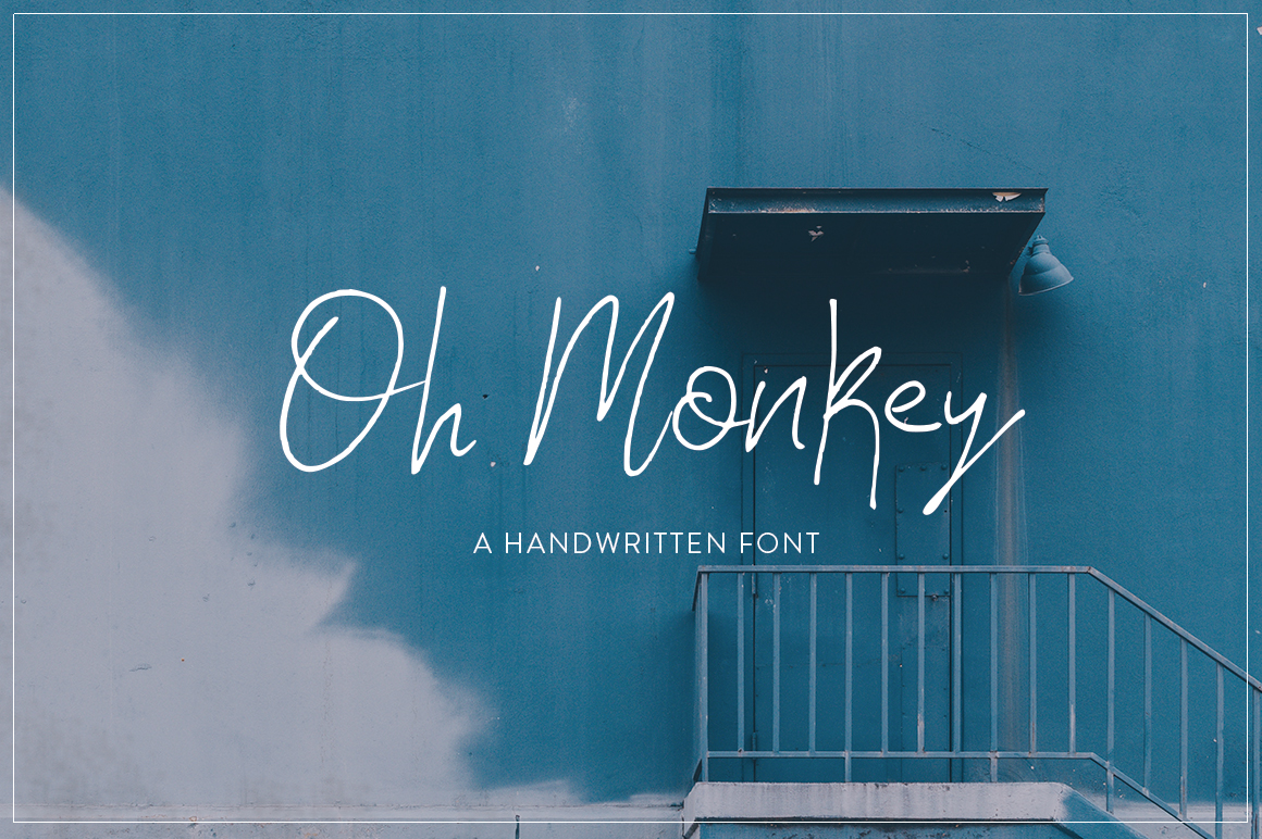 Oh Monkey Font Poster 1